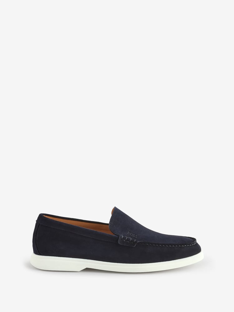 BOSS Blue Sienne Loafers - Image 1 of 4