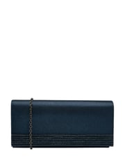 Blau - Lotus Clutch-Tasche mit Kette - Bild 1 von 4