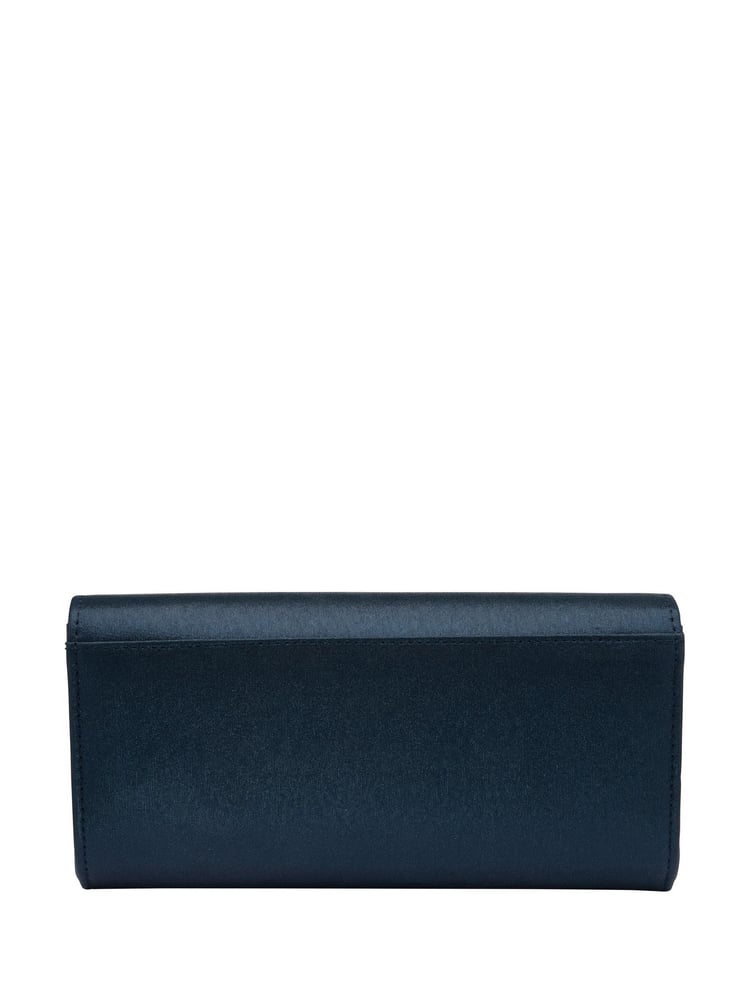 Blau - Lotus Clutch-Tasche mit Kette - Bild 2 von 4