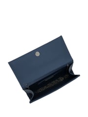 Marineblau/blau - Lotus Clutch-Tasche mit Kette - Bild 3 von 4