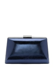 Blau - Lotus Clutch-Tasche mit Kette - Bild 2 von 4