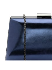 Blau - Lotus Clutch-Tasche mit Kette - Bild 4 von 4