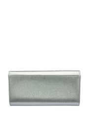 Silber - Lotus Clutch-Tasche mit Kette - Bild 2 von 4