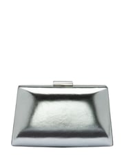 Silber - Lotus Clutch-Tasche mit Kette - Bild 2 von 4