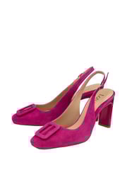 Lotus Pink Slingback Court Shoes - Image 2 of 4