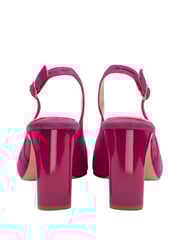 Lotus Pink Slingback Court Shoes - Image 3 of 4