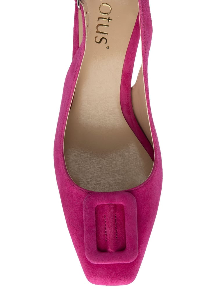 Lotus Pink Slingback Court Shoes - Image 4 of 4