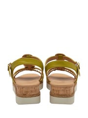 Lotus Green Open Toe Sandals - Image 3 of 4