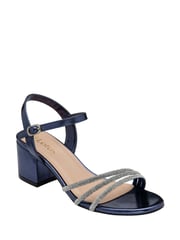 Lotus Blue Heeled Strappy Sandals - Image 1 of 4
