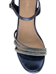 Lotus Blue Heeled Strappy Sandals - Image 4 of 4