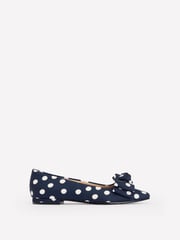 Boden Blue Chisel Toe Ballet Flats - Image 1 of 4