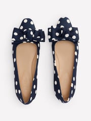 Boden Blue Chisel Toe Ballet Flats - Image 3 of 4