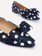 Boden Blue Chisel Toe Ballet Flats - Image 4 of 4