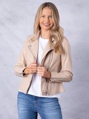Lakeland Leather Parchment Tarraby Biker Jacket - Image 1 of 7