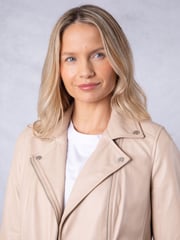 Lakeland Leather Parchment Tarraby Biker Jacket - Image 2 of 7