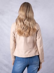 Lakeland Leather Parchment Tarraby Biker Jacket - Image 5 of 7
