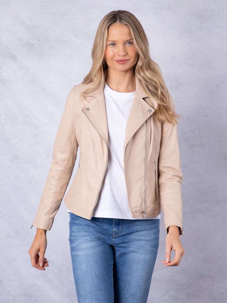 Lakeland Leather Parchment Tarraby Biker Jacket - Image 7 of 7