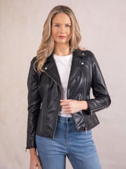 Lakeland Leather Black Tarraby Biker Jacket - Image 1 of 10