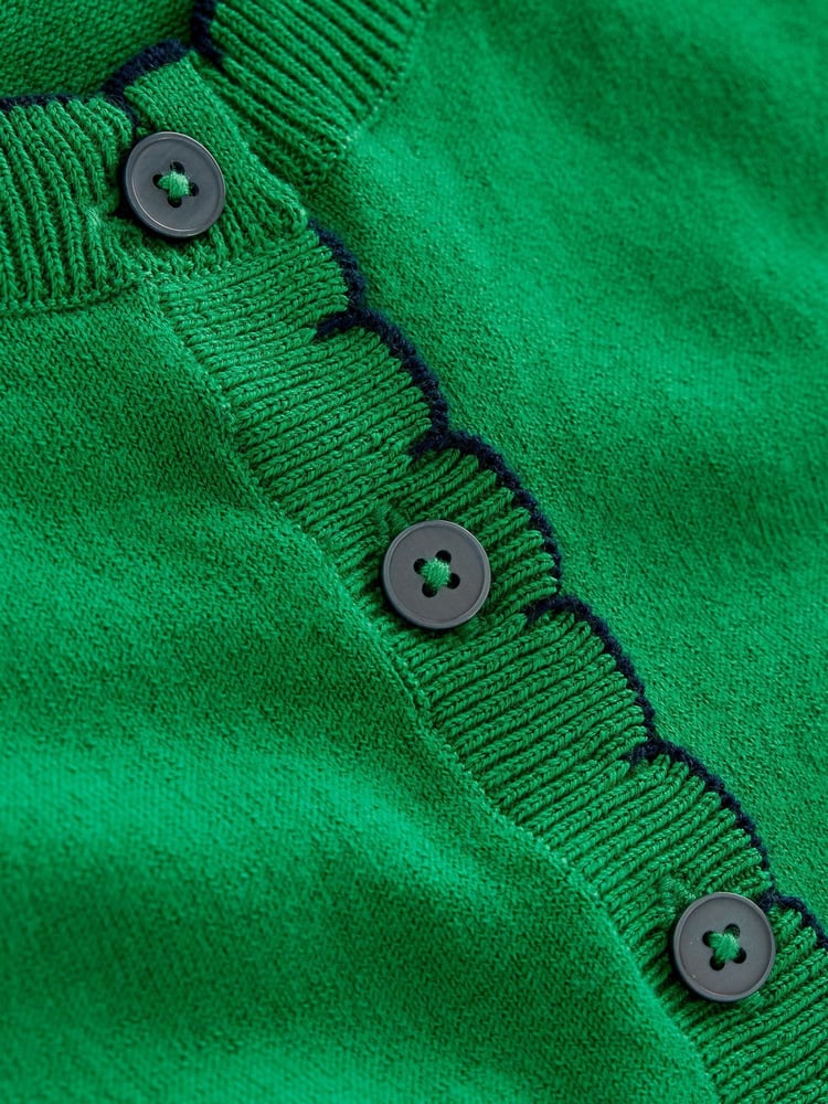 Boden Green Pru Scallop Trim Dress - Image 7 of 7