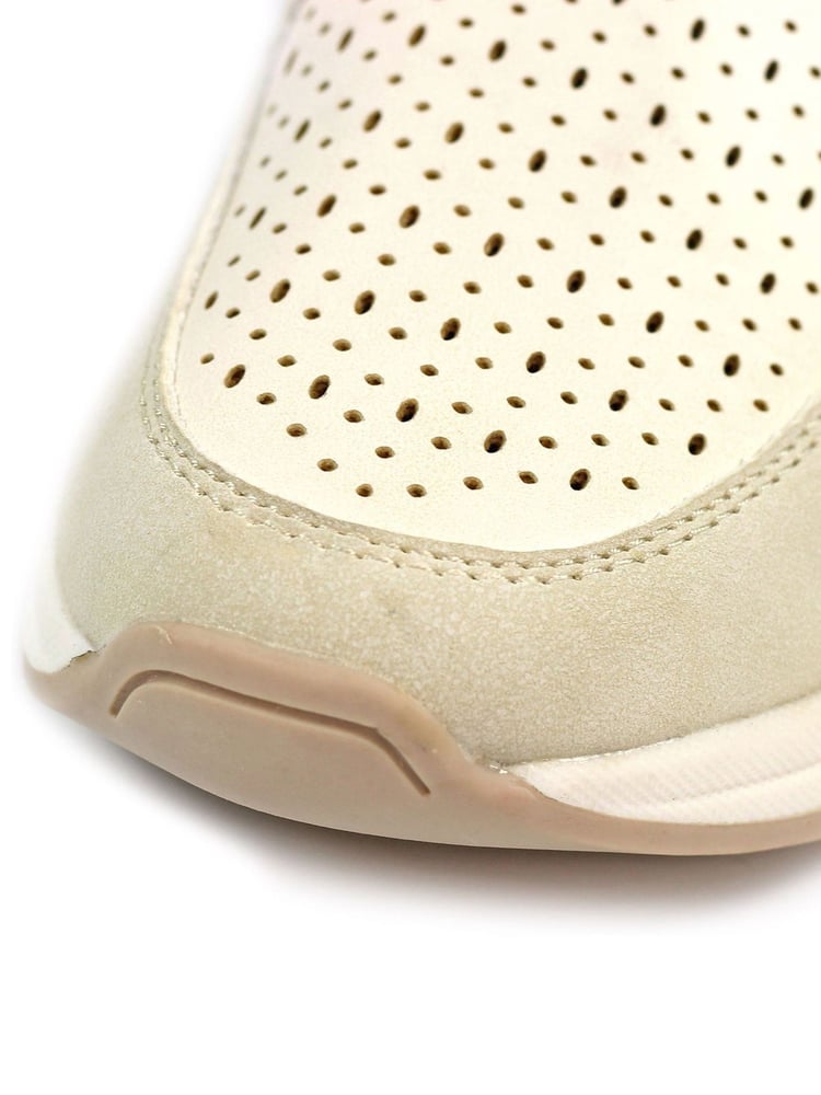 Lunar Barcelona Beige Wedge Trainers - Image 9 of 9