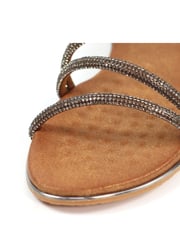 Lunar Grey Cortez Pewter Sandals - Image 8 of 8