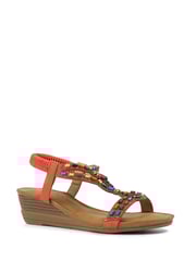 Lunar Orange Epsom Sandals - Image 4 of 8
