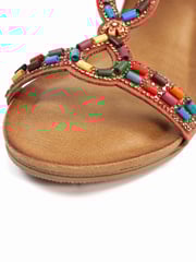 Lunar Orange Epsom Sandals - Image 8 of 8