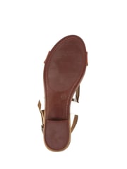 Lunar Ellen Leather Brown Sandals - Image 8 of 8