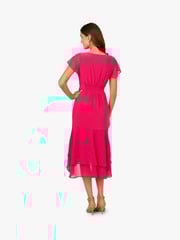 Adrianna Papell Pink Combo Short Dress - Image 2 of 5