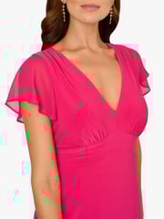 Adrianna Papell Pink Combo Short Dress - Image 4 of 5