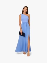 Adrianna Papell One Shoulder Chiffon Gown - Image 4 of 6