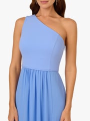 Adrianna Papell One Shoulder Chiffon Gown - Image 5 of 6