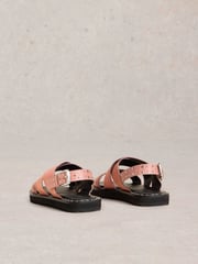 White Stuff Pink Dolly Western Sandals - Image 3 of 4