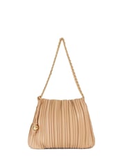 Dune London Pink Dominic Large Pleated Slouch Bag - Image 2 of 5