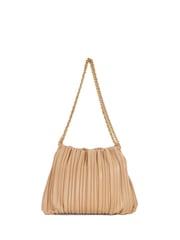 Dune London Pink Dominic Large Pleated Slouch Bag - Image 3 of 5