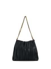 Dune London Black Dominic Large Pleated Slouch Bag - Image 3 of 5