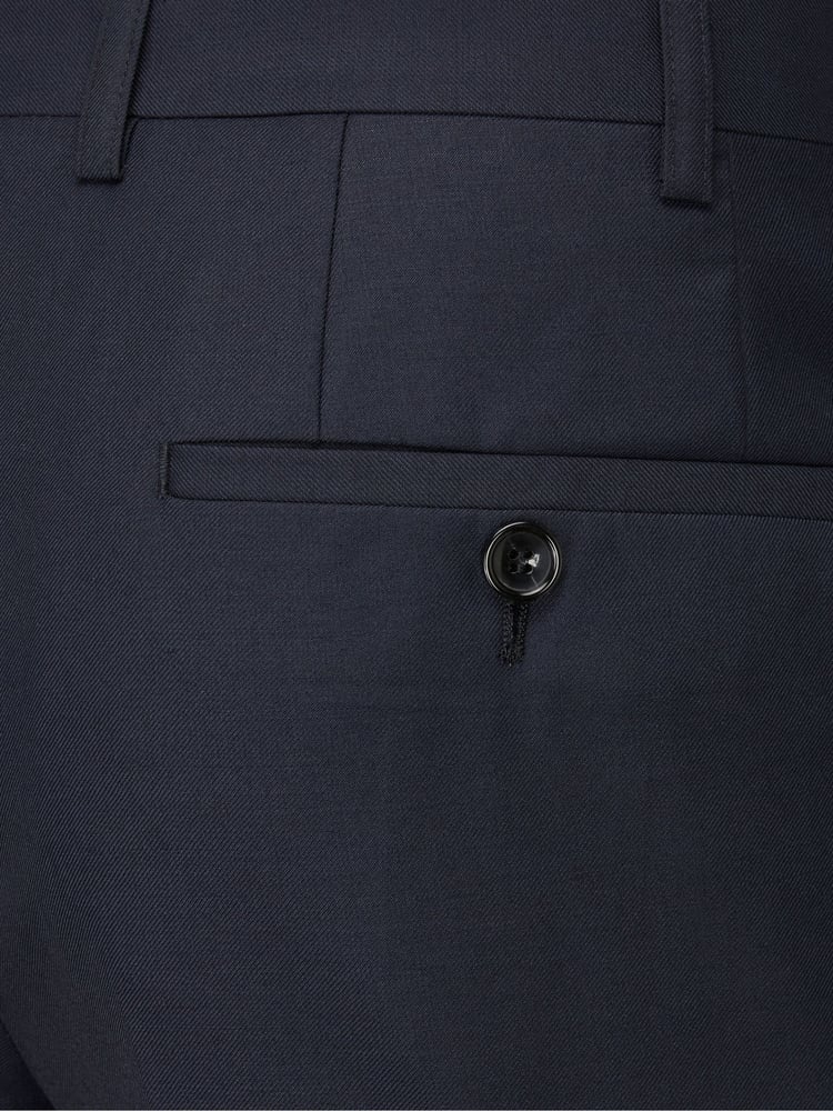 Skopes Blue Tapered Fit Farnham Crease Resistant Suit Trousers - Image 5 of 5