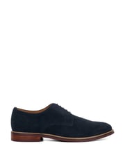 Dune London Blue Stanley Soft Leather Gibson Shoes - Image 2 of 6