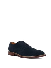 Dune London Blue Stanley Soft Leather Gibson Shoes - Image 3 of 6
