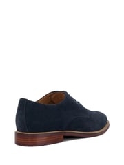 Dune London Blue Stanley Soft Leather Gibson Shoes - Image 4 of 6