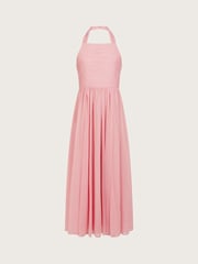 Monsoon Pink Ayo Halter Prom Maxi Dress - Image 1 of 3