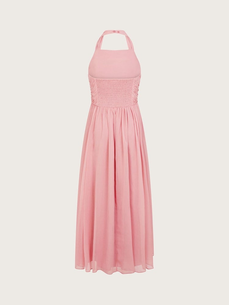 Monsoon Pink Ayo Halter Prom Maxi Dress - Image 2 of 3