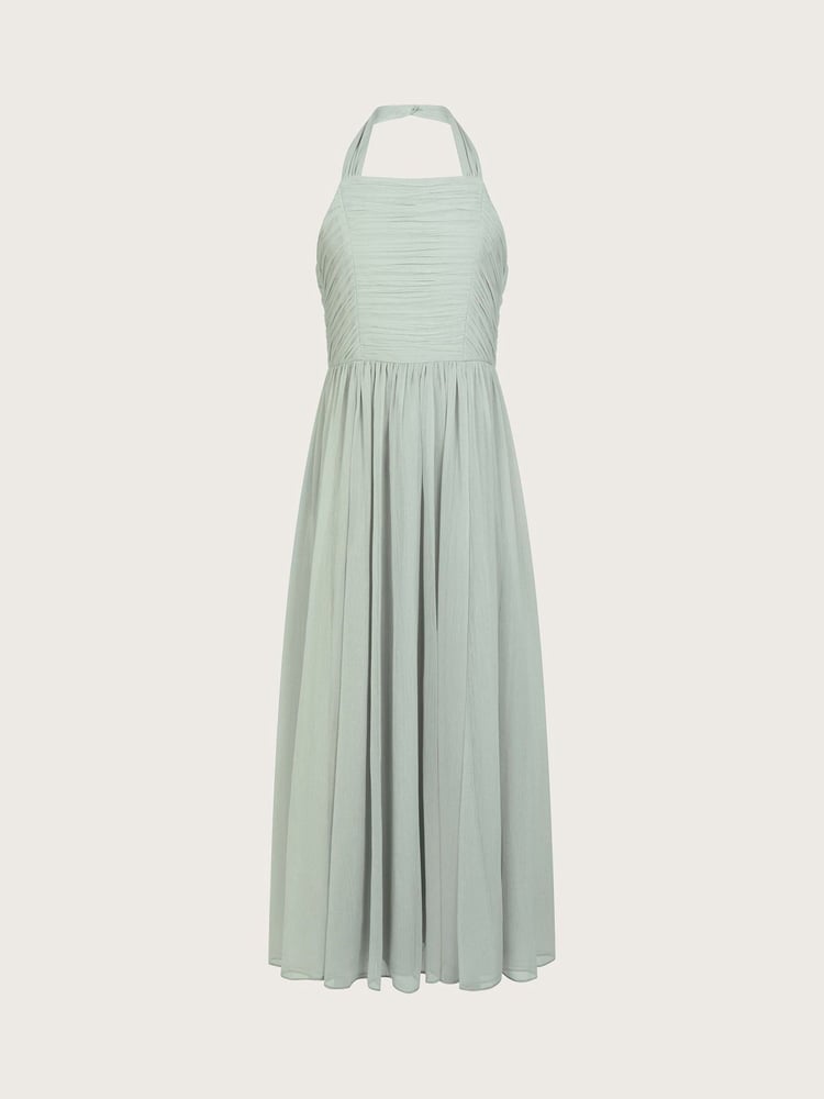 Monsoon Green Ayo Halter Prom Maxi Dress - Image 1 of 3