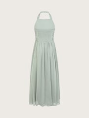Monsoon Green Ayo Halter Prom Maxi Dress - Image 2 of 3