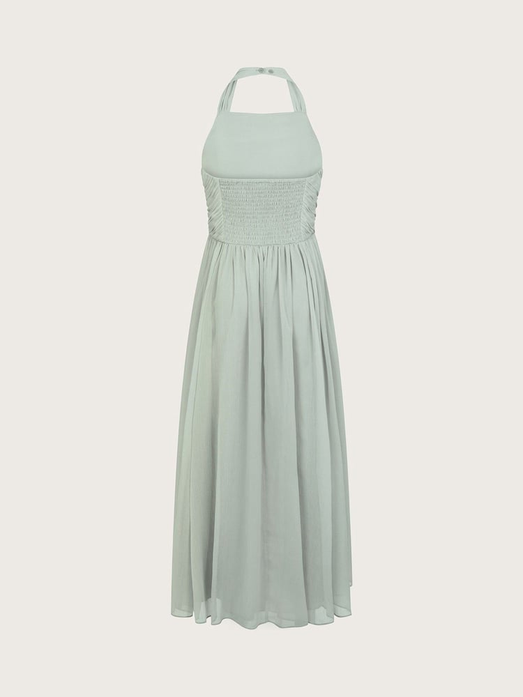 Monsoon Green Ayo Halter Prom Maxi Dress - Image 2 of 3