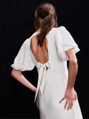 Ro&Zo White Tie Back Maxi Dress - Image 3 of 4