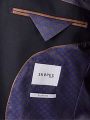 Skopes Blue Slim Fit Farnham Suit Jacket - Image 4 of 4