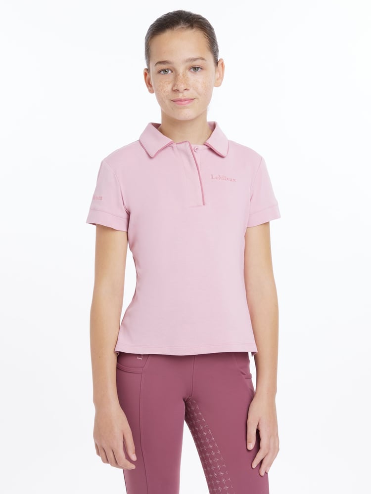 Pink - LeMieux Young Rider Polo Shirt - Bild 2 von 4