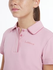 Pink - LeMieux Young Rider Polo Shirt - Bild 4 von 4
