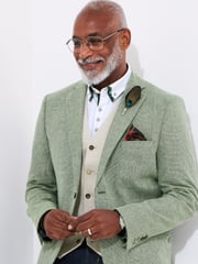 Joe Browns Green Linen Blend Blazer - Image 1 of 5